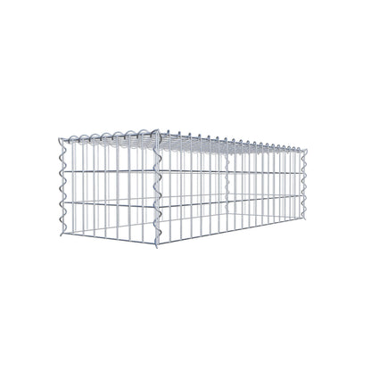 Påväxt gabion typ 3 100 cm x 30 cm x 40 cm (L x H x D), maskstorlek 5 cm x 10 cm, spiral