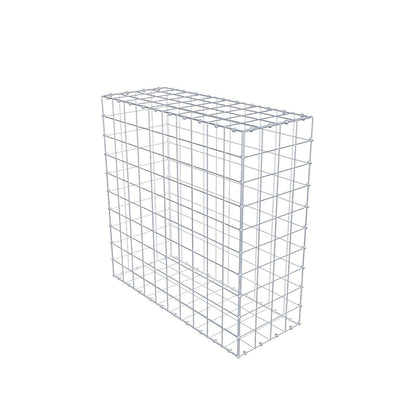 Gabião 100 cm x 100 cm x 40 cm (C x A x P), malhagem 10 x 10 cm, anel espiral