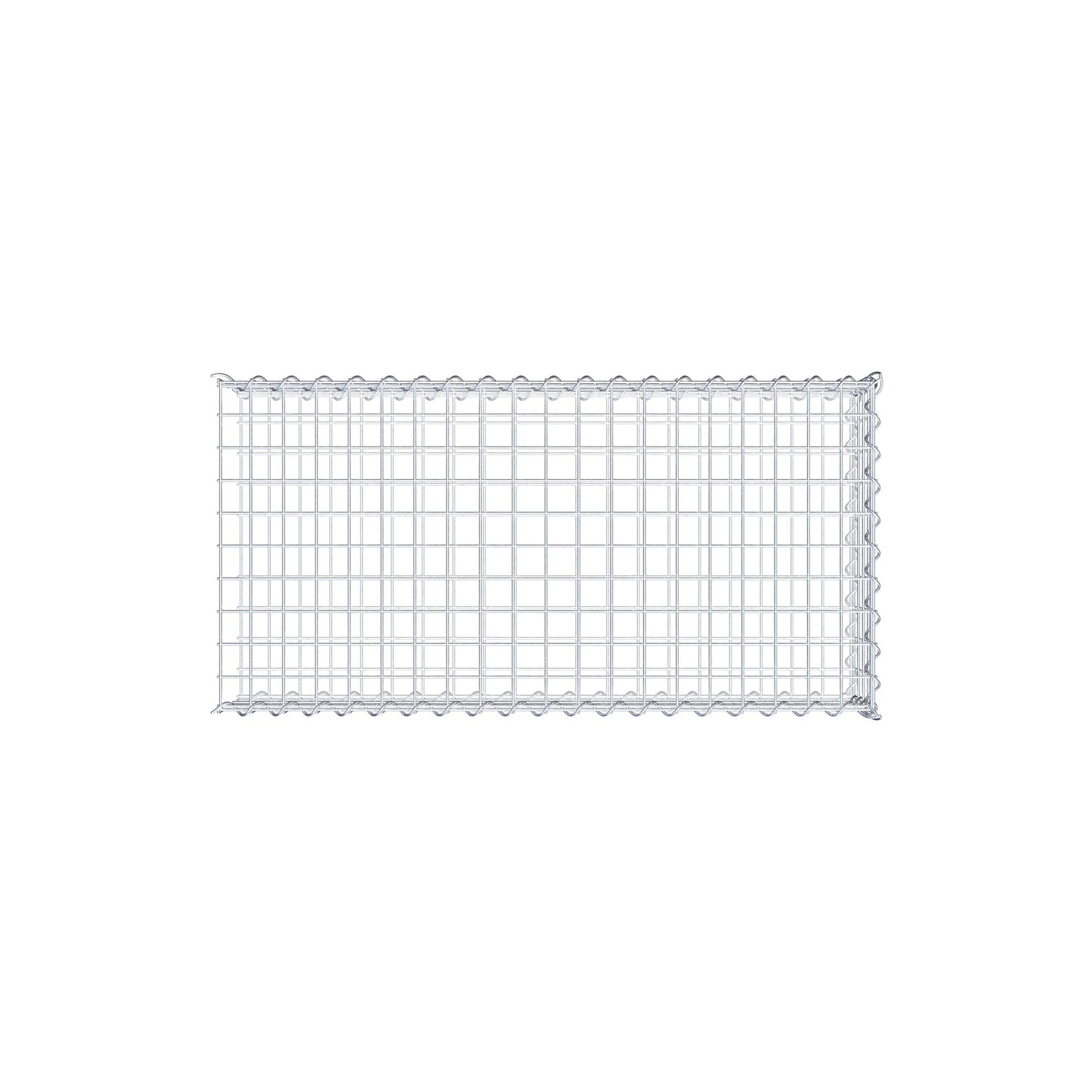 Gabbione aggiuntivo tipo 2 100 cm x 20 cm x 50 cm (L x A x P), maglia 5 cm x 5 cm, a spirale