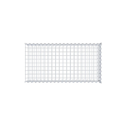 Gabbione aggiuntivo tipo 2 100 cm x 20 cm x 50 cm (L x A x P), maglia 5 cm x 5 cm, a spirale