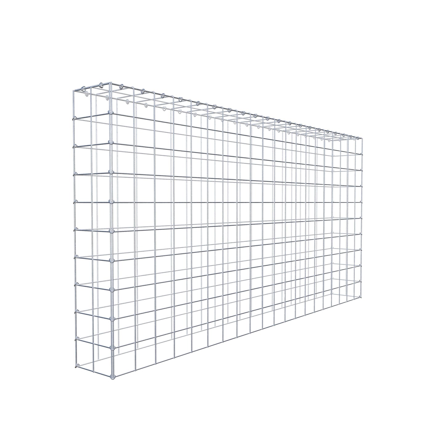 Anbaugabione Typ 3 200 cm x 100 cm x 20 cm (L x H x T), Maschenweite 10 cm x 10 cm, C-Ring