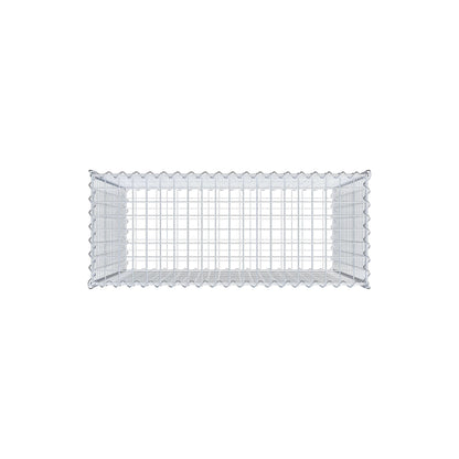 Gabion 100 cm x 100 cm x 40 cm (L x H x D), maskstorlek 5 cm x 5 cm, spiral