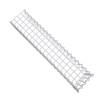 Gabbione aggiuntivo tipo 4 100 cm x 20 cm x 20 cm (L x H x P), dimensione maglia 5 cm x 10 cm, a spirale