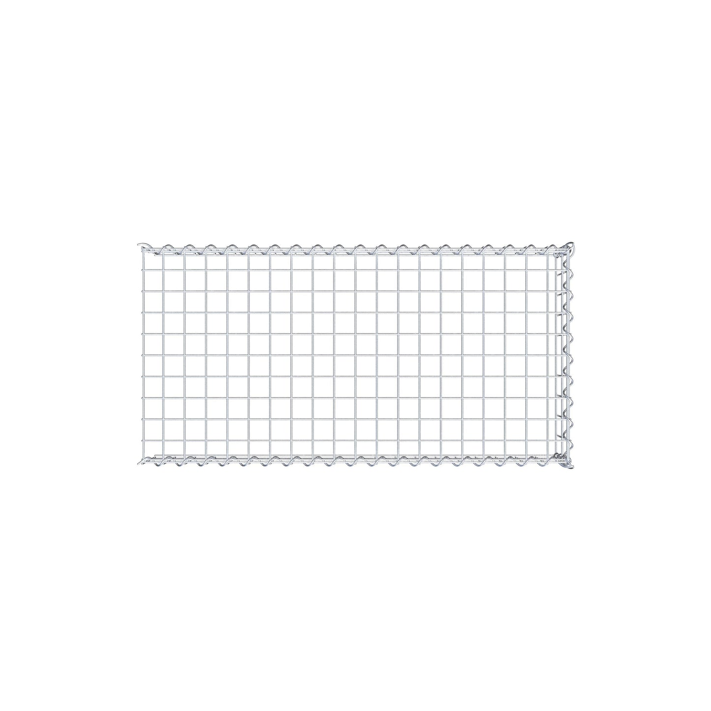 Gavión complementario tipo 4 100 cm x 20 cm x 50 cm (L x A x P), malla 5 cm x 10 cm, espiral