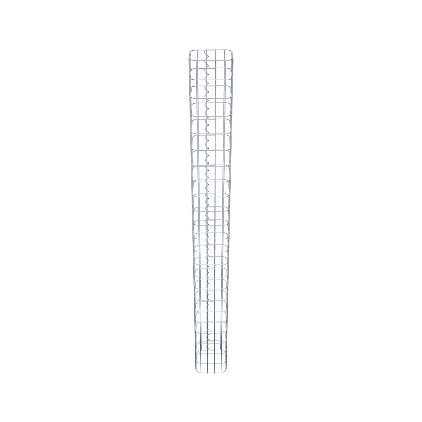 Gabion column square 22 cm x 22 cm, 230 cm high, MW 5 cm x 10 cm