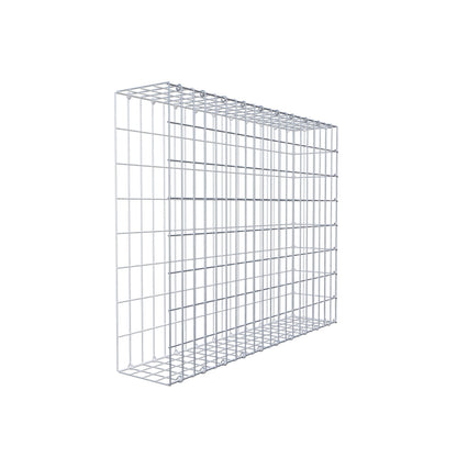 Gabião Tipo 2 100 cm x 80 cm x 20 cm, malhagem 5 cm x 10 cm, anel C