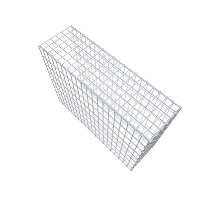 Opzetpaal type 2 100 cm x 80 cm x 30 cm, maaswijdte 5 cm x 10 cm, C-ring