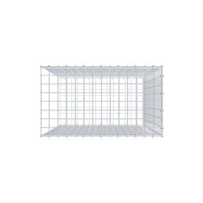 Gabbione aggiuntivo di tipo 2 100 cm x 70 cm x 40 cm (L x H x P), maglia 5 cm x 5 cm, anello a C