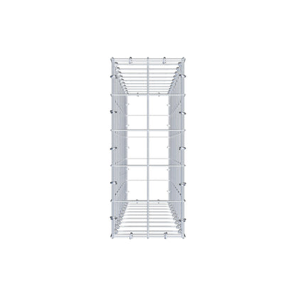 Gabione 100 cm x 20 cm x 50 cm (L x H x T), Maschenweite 10 cm x 10 cm, C-Ring