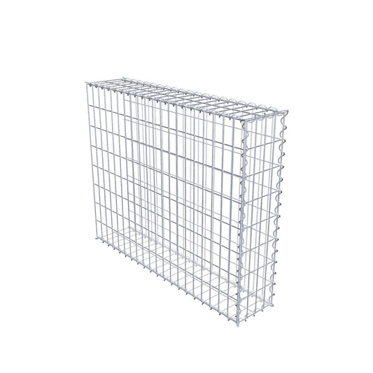 Anbaugabione Typ 2 100 cm x 80 cm x 20 cm (L x H x T), Maschenweite 5 cm x 10 cm, Spirale