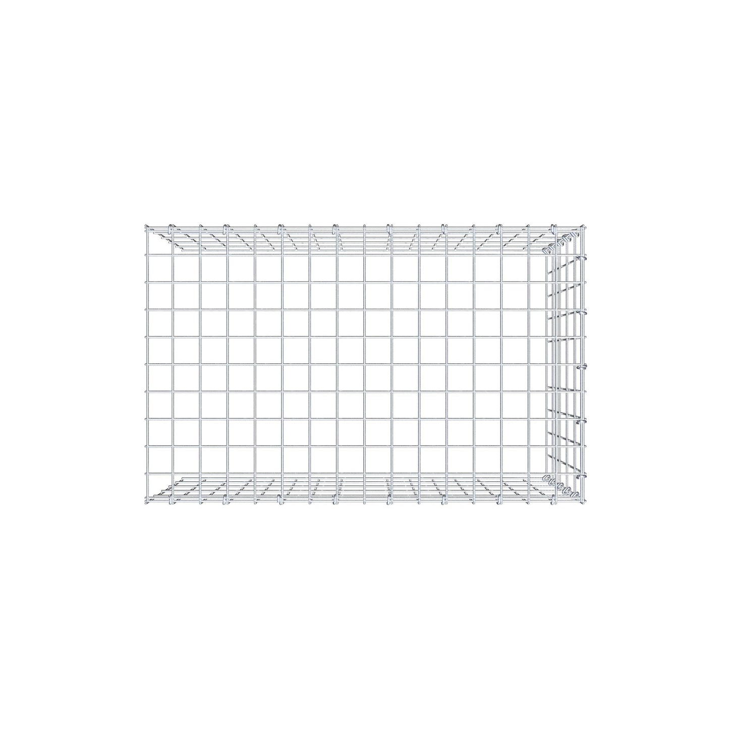 Tilläggspåle typ 4 80 cm x 50 cm x 50 cm (L x H x D), maskstorlek 5 cm x 10 cm, C-ring