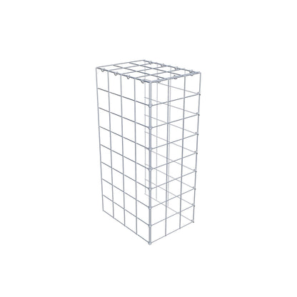 Anbaugabione Typ 4 80 cm x 40 cm x 30 cm (L x H x T), Maschenweite 10 cm x 10 cm, C-Ring