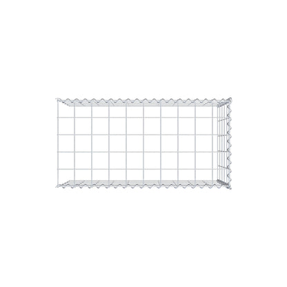 Extra gabion typ 4 100 cm x 50 cm x 50 cm (L x H x D), maskstorlek 10 cm x 10 cm, spiral