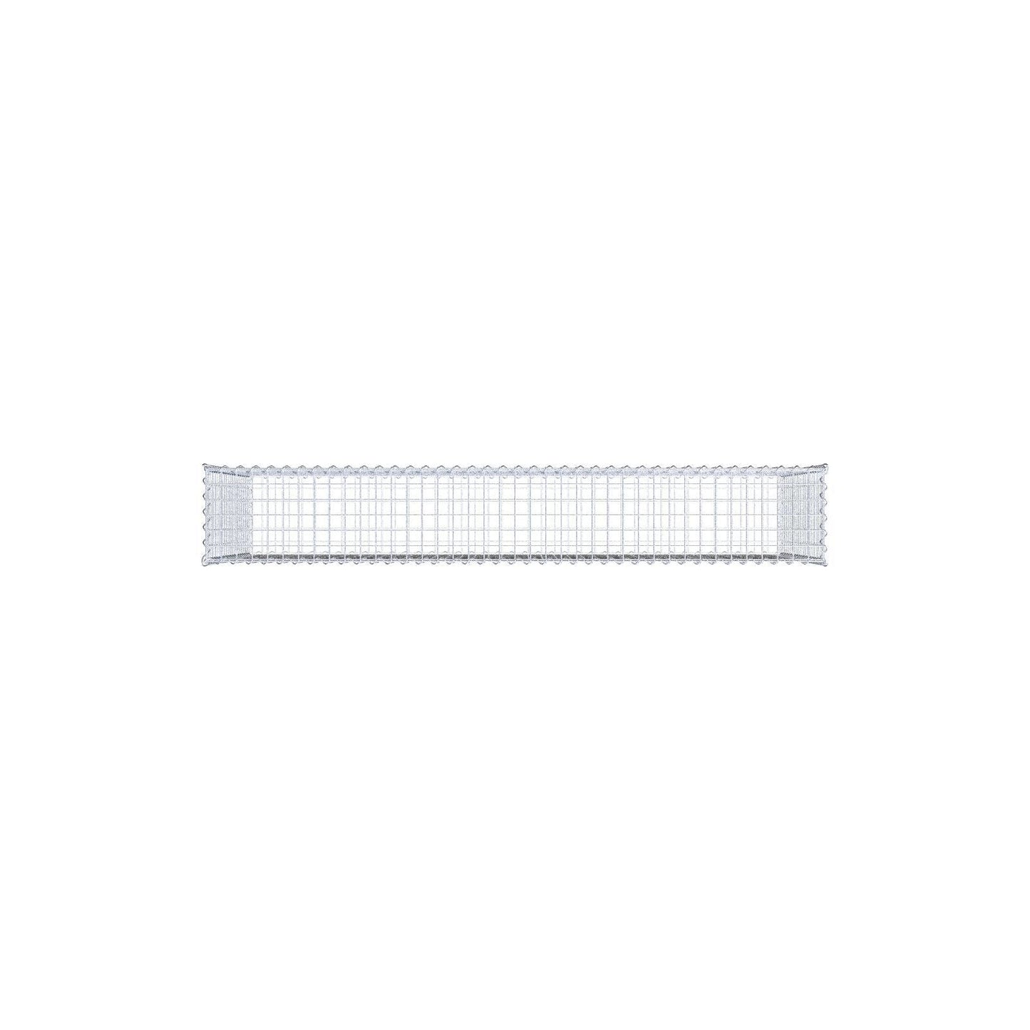 Gabione 200 cm x 100 cm x 30 cm (L x H x T), Maschenweite 5 cm x 5 cm, Spirale