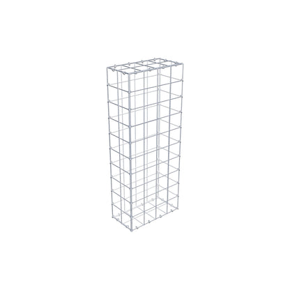 Gabione 100 cm x 20 cm x 40 cm (L x H x T), Maschenweite 10 cm x 10 cm, C-Ring