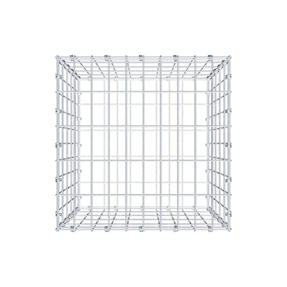 Gabbione 50 cm x 50 cm x 50 cm (L x H x P), maglia 5 x 10 cm, anello a spirale
