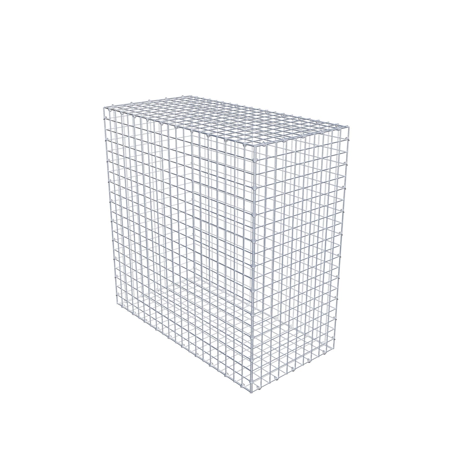 Gabion 100 cm x 100 cm x 50 cm (L x H x D), maskstorlek 5 cm x 5 cm, C-ring