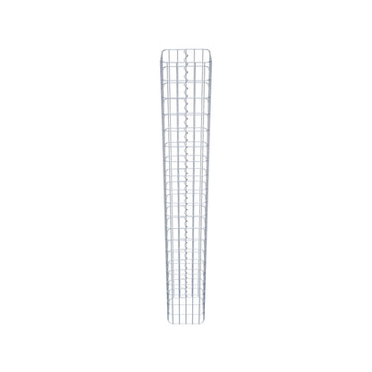 Gabionpelare vinkelrät 27 cm x 27 cm, 200 cm höjd, MW 5 cm x 10 cm