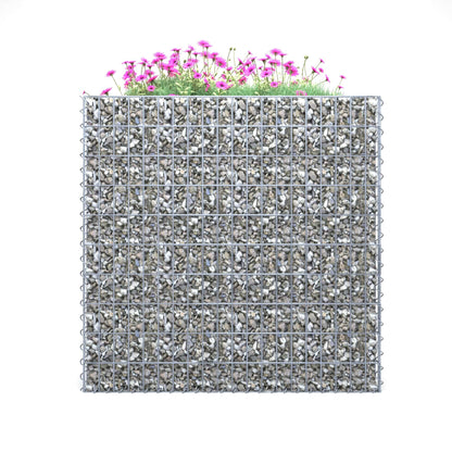 Högbädd, fyrkantig 100 cm x 100 cm x 60 cm (L x H x D), maskstorlek 5 x 10 cm, väggtjocklek 10 cm