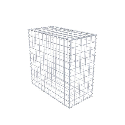 Gabião 100 cm x 100 cm x 50 cm (C x A x P), malhagem 10 cm x 10 cm, espiral