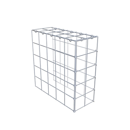 Gavión adicional tipo 4 50 cm x 50 cm x 20 cm (L x A x P), malla 10 cm x 10 cm, anillo en C