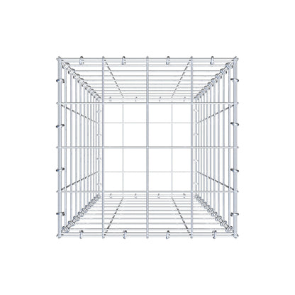 Schanskorf 100 cm x 40 cm x 40 cm (L x H x D), maaswijdte 10 cm x 10 cm, C-ring
