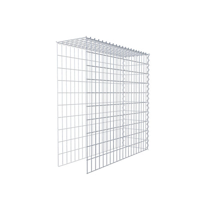 Grown-on gabion type 4 100 cm x 100 cm x 30 cm (L x H x D), mesh size 5 cm x 10 cm, spiral