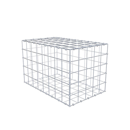 Schanskorf 80 cm x 50 cm x 50 cm (L x H x D), maaswijdte 10 x 10 cm, spiraalring