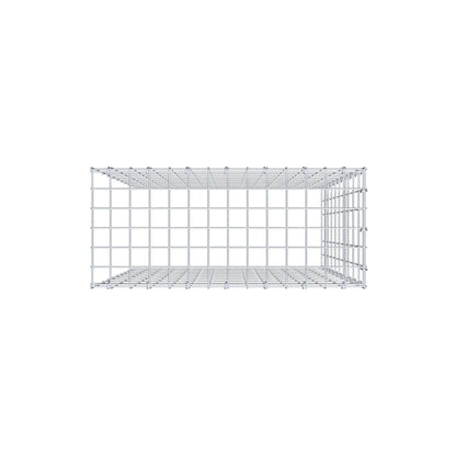 Anbaugabione Typ 4 100 cm x 70 cm x 30 cm (L x H x T), Maschenweite 5 cm x 10 cm, C-Ring
