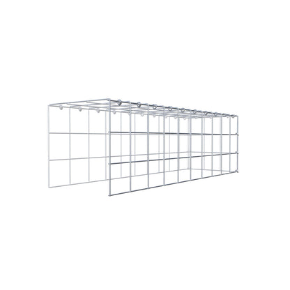 Gabbione aggiuntivo tipo 4 100 cm x 30 cm x 30 cm (L x H x P), maglia 10 cm x 10 cm, anello a C