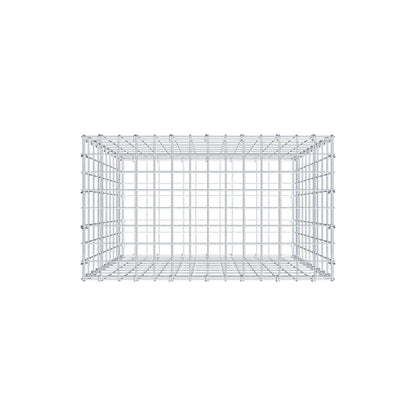Gabion 100 cm x 70 cm x 40 cm (L x H x D), mesh size 5 cm x 10 cm, C-ring