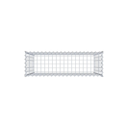 Odlad gabion typ 3 100 cm x 90 cm x 30 cm (L x H x D), maskstorlek 5 cm x 10 cm, spiral