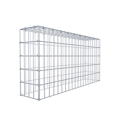 Gavión complementario de tipo 3 100 cm x 50 cm x 20 cm (largo x alto x fondo), malla 5 cm x 10 cm, anillo en C