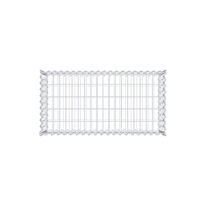 Gabion 100 cm x 30 cm x 50 cm (L x H x D), mesh size 5 cm x 10 cm, spiral