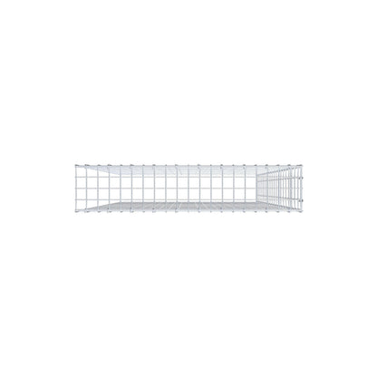 Anbaugabione Typ 4 200 cm x 100 cm x 20 cm (L x H x T), Maschenweite 5 cm x 10 cm, C-Ring
