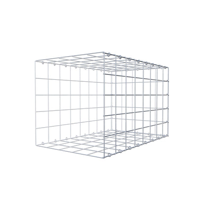 Pile aggiuntivo tipo 2 80 cm x 50 cm x 50 cm (L x H x P), maglia 10 cm x 10 cm, anello a C