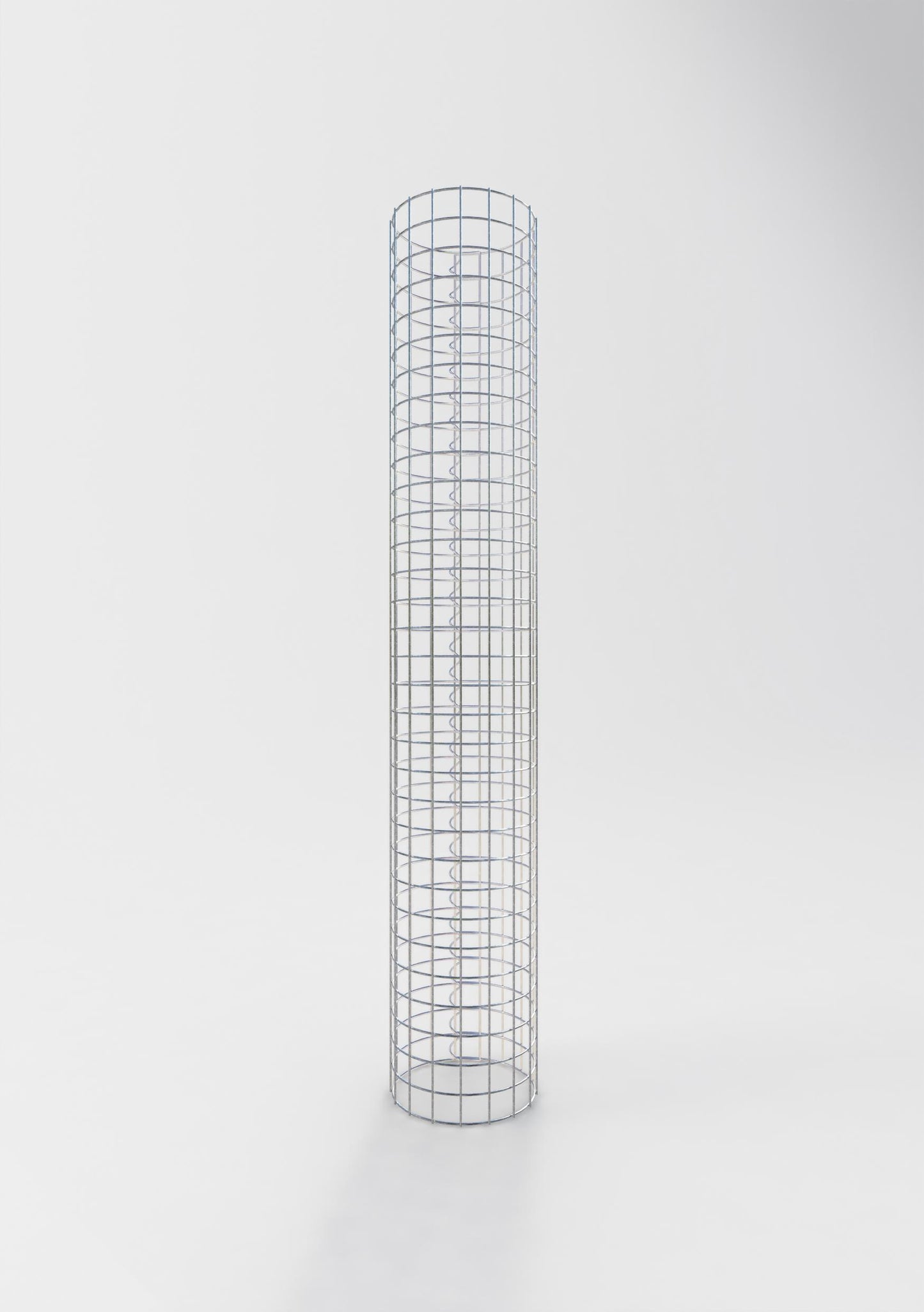 Gabionpelare rund 27 cm diameter, 160 cm höjd, maskstorlek 5 cm x 5 cm