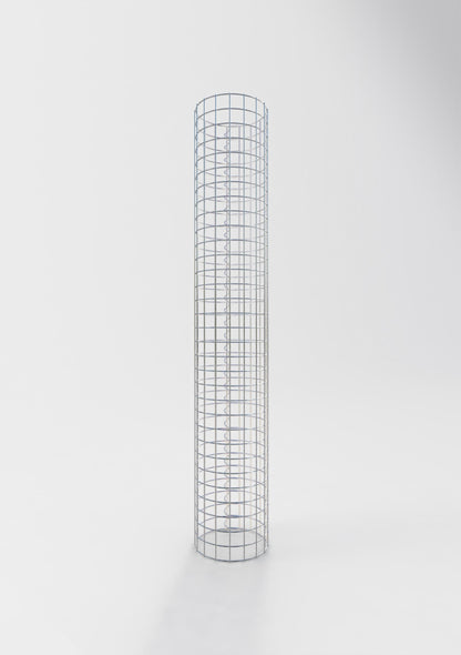 Gabionpelare rund 27 cm diameter, 160 cm höjd, maskstorlek 5 cm x 5 cm
