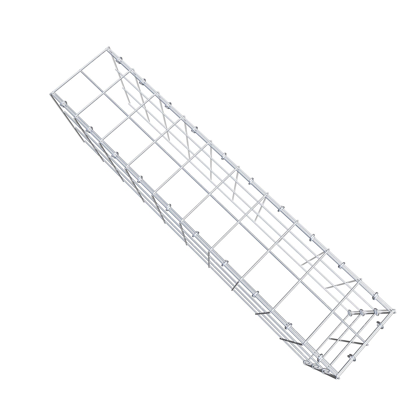 Gavión adicional tipo 4 100 cm x 30 cm x 20 cm (L x A x P), malla 10 cm x 10 cm, anillo en C