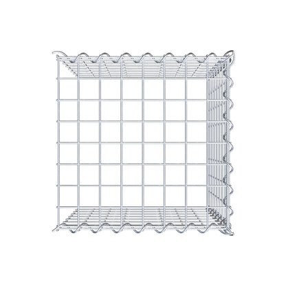 Anbaugabione Typ 4 40 cm x 40 cm x 40 cm (L x H x T), Maschenweite 5 cm x 5 cm, Spirale