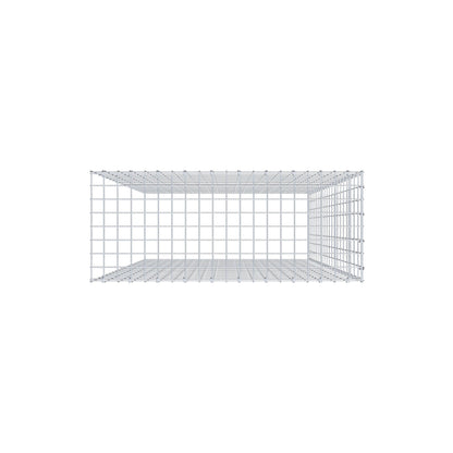 Monteret gabion type 4 200 cm x 100 cm x 40 cm (L x H x D), maskestørrelse 5 cm x 10 cm, C-ring