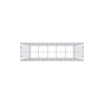 Gabion 100 cm x 70 cm x 20 cm (L x H x D), maskestørrelse 10 cm x 10 cm, C-ring