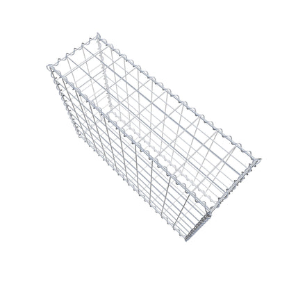 Gabion 100 cm x 70 cm x 30 cm (L x H x D), maskestørrelse 10 cm x 10 cm, spiral