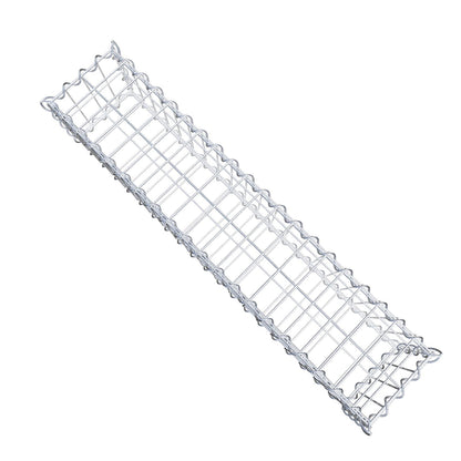 Gabion 100 cm x 20 cm x 20 cm (L x H x P), mailles 5 cm x 10 cm, spirale