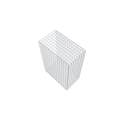 Gabbione aggiuntivo di tipo 2 100 cm x 70 cm x 40 cm (L x H x P), maglia 5 cm x 5 cm, anello a C