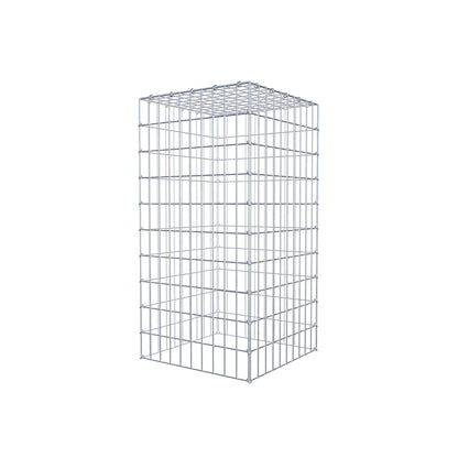 Monteret gabion type 3 100 cm x 50 cm x 50 cm (L x H x D), maskestørrelse 5 cm x 10 cm, C-ring