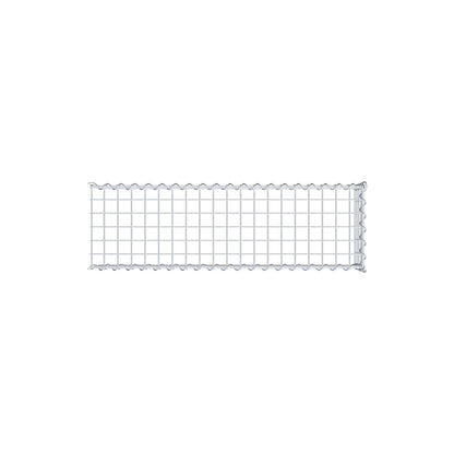 Gavión complementario tipo 4 100 cm x 20 cm x 30 cm (L x A x P), malla 5 cm x 5 cm, espiral