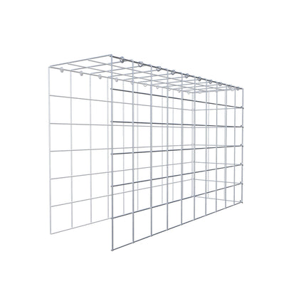 Fourche rapportée type 4 100 cm x 60 cm x 30 cm (L x H x P), maille 10 cm x 10 cm, anneau en C