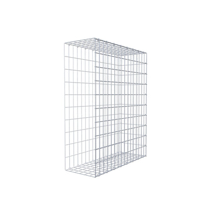 Opzetpaal type 2 100 cm x 80 cm x 30 cm, maaswijdte 5 cm x 10 cm, C-ring