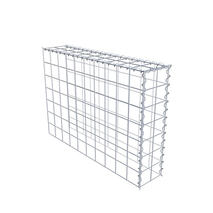 Anbaugabione Typ 4 100 cm x 70 cm x 20 cm (L x H x T), Maschenweite 10 cm x 10 cm, Spirale